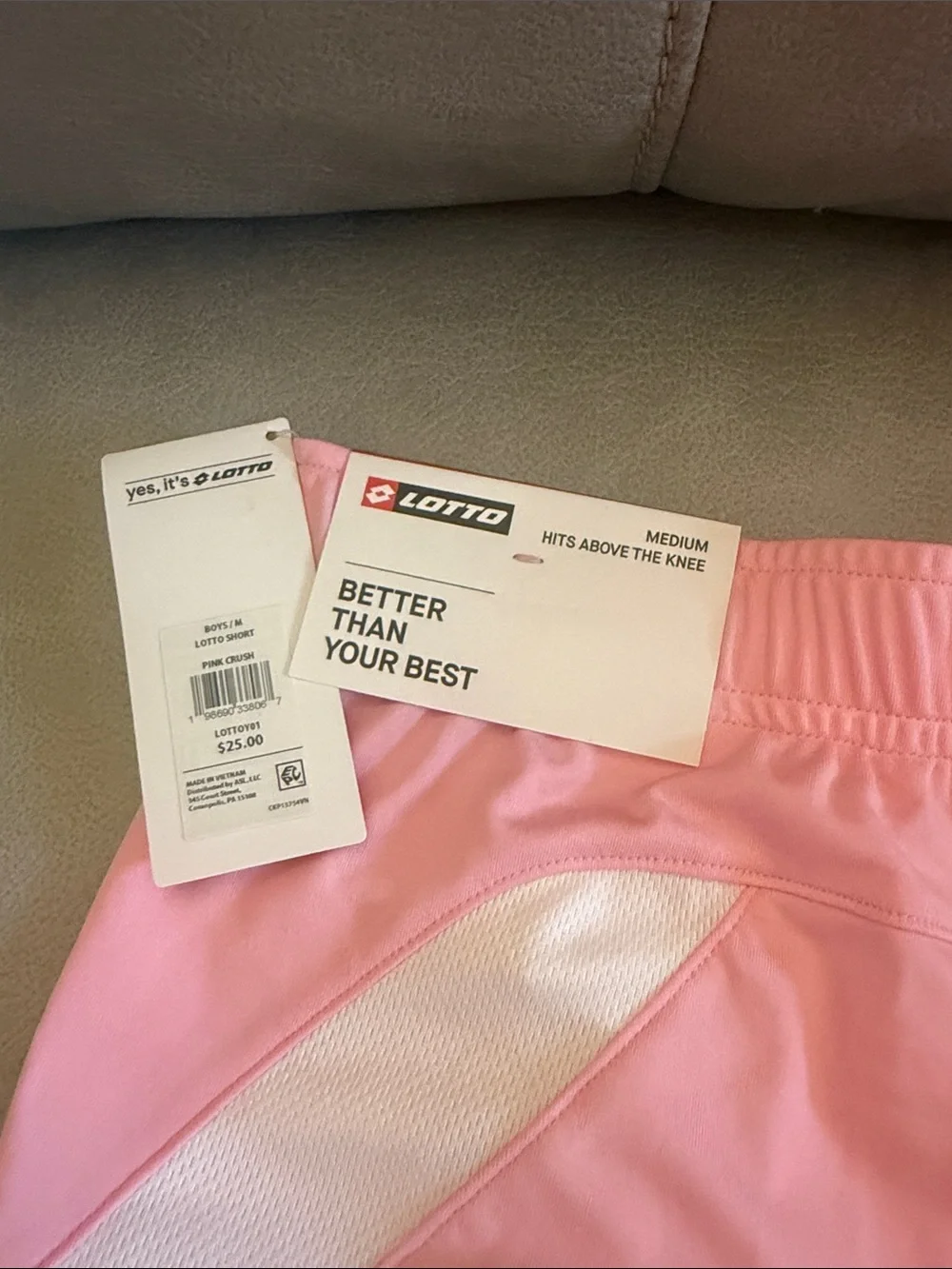 lotto girls pink